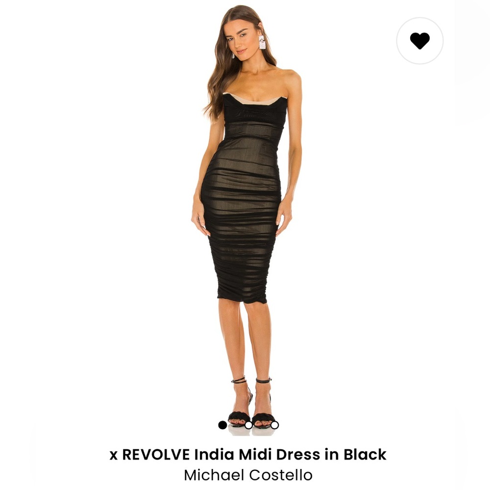 REVOLVE India Midi Dress in Black